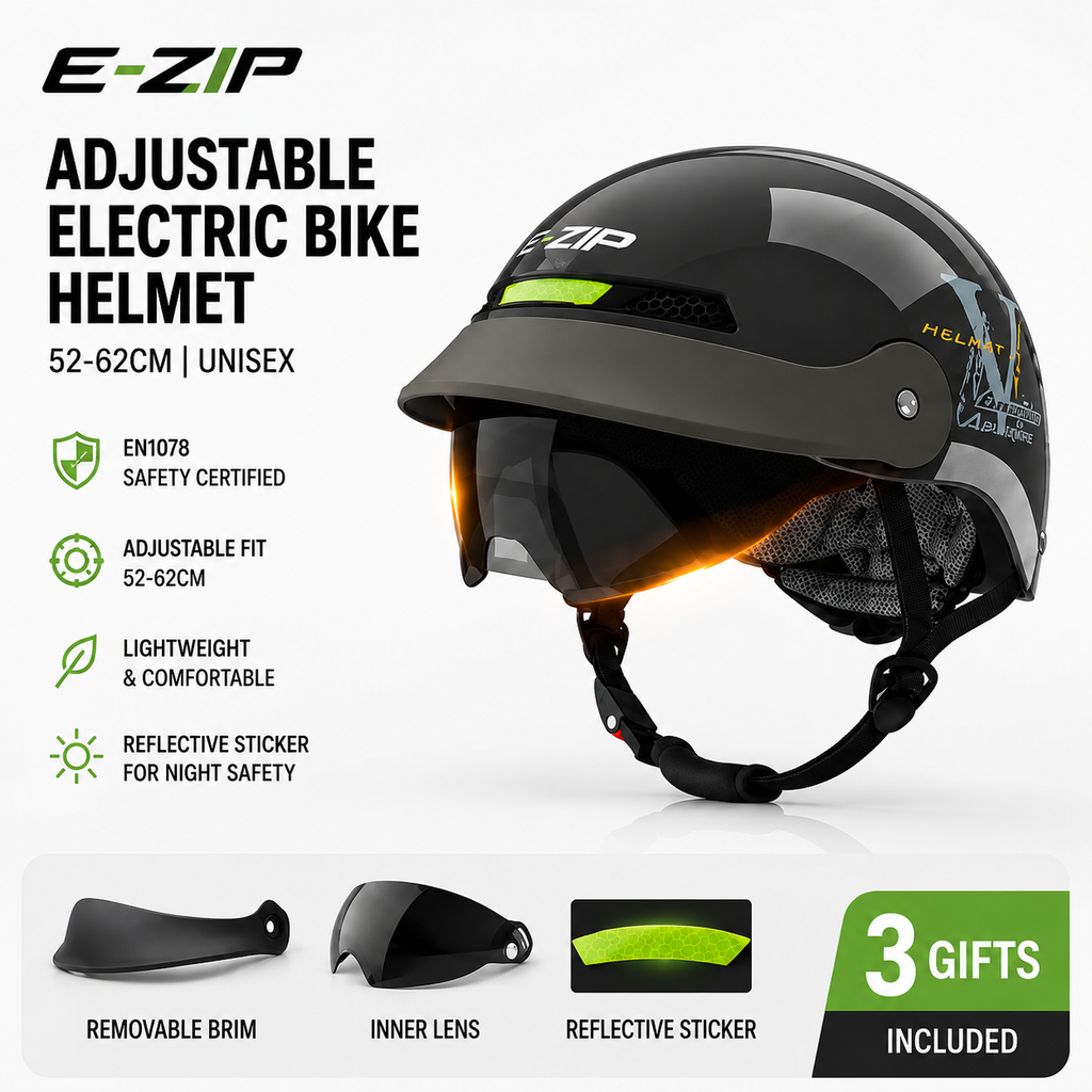 eBike Helmets for Men Women  Electric Vehicles Summer Helmets Sun Protection Adjustable Head Circumference casco moto