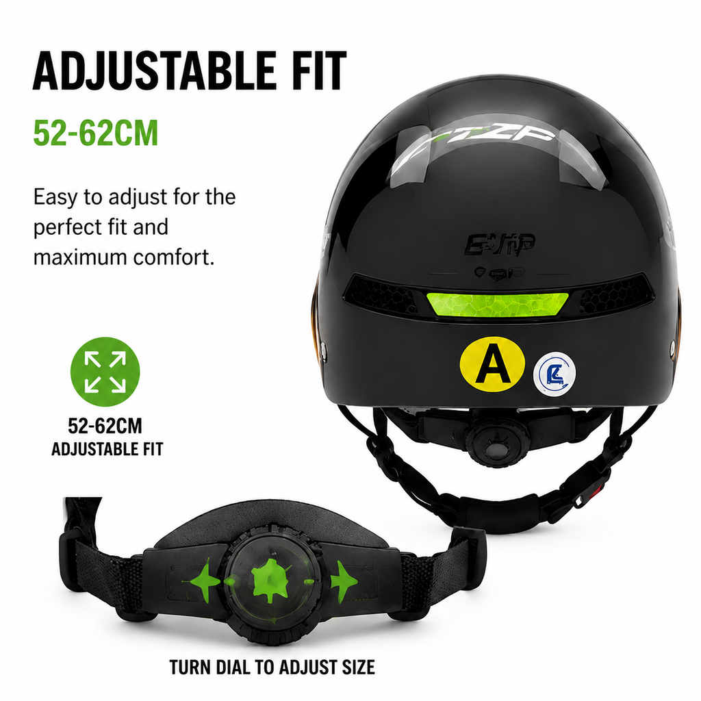 eBike Helmets for Men Women  Electric Vehicles Summer Helmets Sun Protection Adjustable Head Circumference casco moto