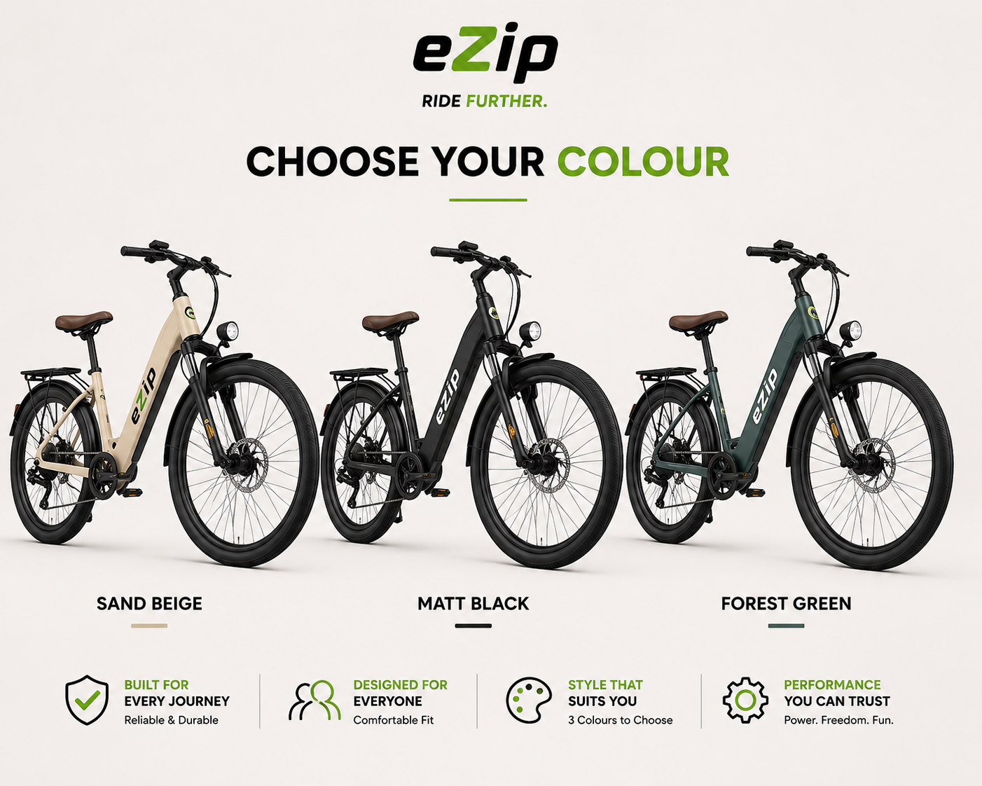 eZip Urban Pro | Electric Commuter Bike | Shimano 7-Speed