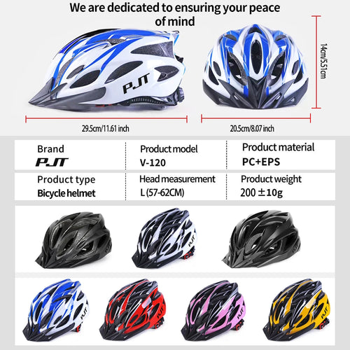 Cycling Helmet Comfort Lining Lightweight Hollow Riding Safety Cap Head Protection Bicycle MTB Helmets Men Women Bike Helmet